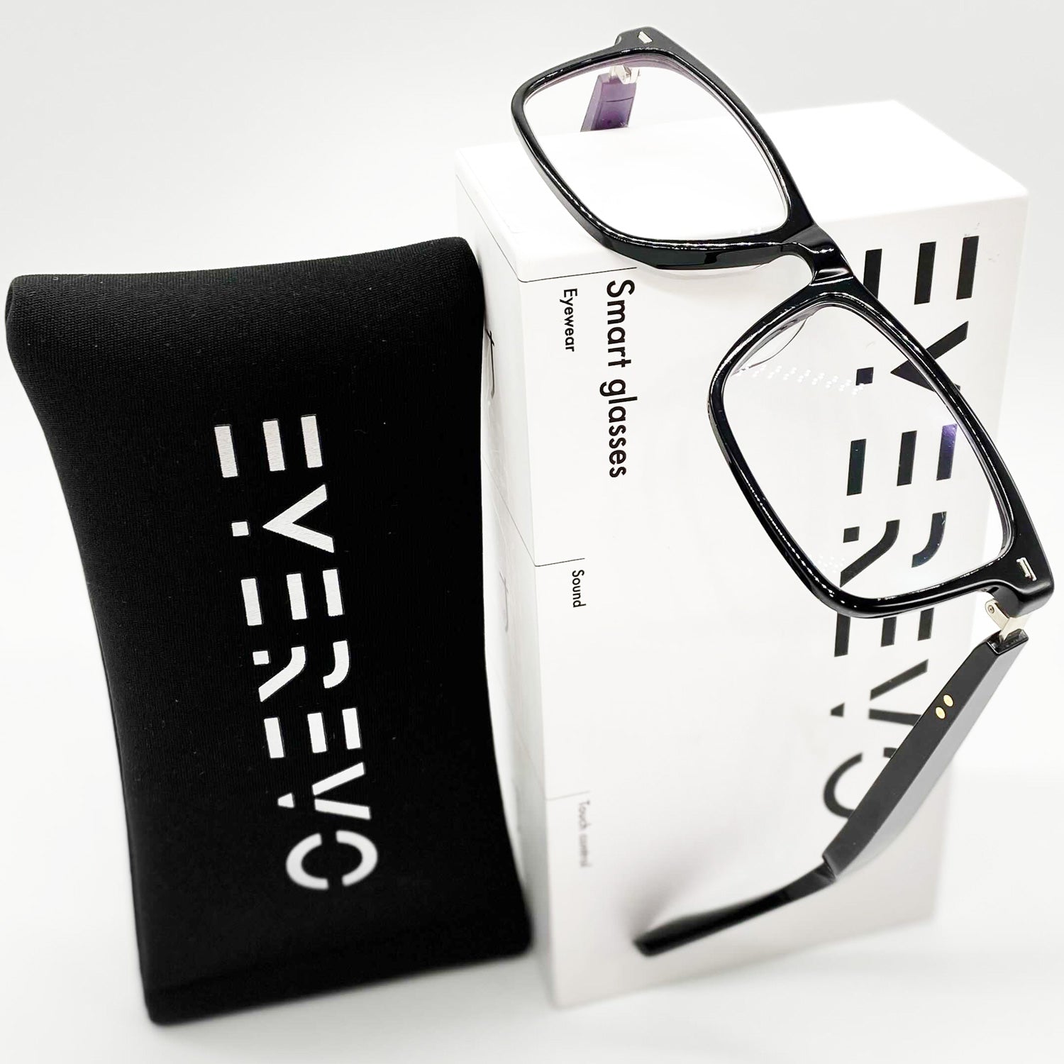 スマートグラス オーディオグラス EyeRevo アイレボ リモートワークに特化して開発 低反射レンズ 日本製レンズ